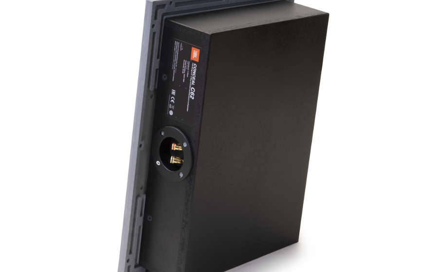 Conceal C62 Integrated wooden back box enclosure for reduced acoustic intrusion into adjacent spaces. - Image